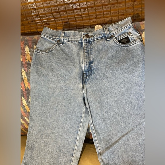 90’s Harley-Davidson High-Waist Classic Straight Leg Denim Jeans EUC - Picture 4 of 15